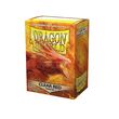 Dragon Shield Clear Red Matte Sleeves