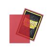 Dragon Shield Clear Red Matte Sleeves