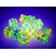 Nebula® Spring/white Luminary™ 16mm Dice Block™ (12 dice)