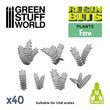 Fern leaves 3D printed set