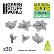 Large Leaves 3D Printed Set