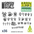 Wild Mushrooms 3D Printed Set