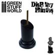 Tapered Black Round Bust Plinth 3.5x3.5cm