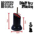 Tapered Black Round Bust Plinth 3.5x3.5cm