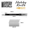 Black Hobby Knife with Spare Blades
