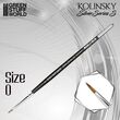 Kolinsky Brush Size 0 Silver Series (S Type)