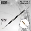 Kolinsky Brush Size 1 Silver Series (S Type)