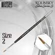 Kolinsky Brush Size 2 Silver Series (S Type)