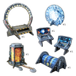 Sci-Fi Dimension Gate - Battle Systems