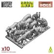 Dogs 3D Resin Set