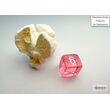 Translucent Mini-hedral™ Pink/white 7-Die Set