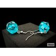 Hoor Earrings Translucent Teal Mini-Poly D20