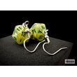 Hoor Earrings Marble Green Mini-Poly D20