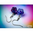 Hook Earrings Nebula Nocturnal Mini-Poly D20