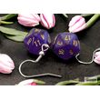 Hoor Earrings Borealis Royal Purple Mini-Poly D20