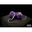 Hoor Earrings Borealis Royal Purple Mini-Poly D20