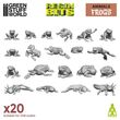 Frogs and Toads - 3D Printed Set