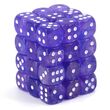 Borealis 12mm D6 Purple/White Luminary Dice Block