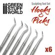 6x Hook and Pick tool Set