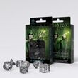 Elven Dice Set Transp.& Black