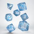 Elven Dice Set Transl. & Blue