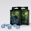 Elven Dice Set Transl. & Blue