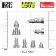 3D Printed Set -  Ork Rockets & Missiles