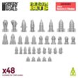 3D Printed Set -  Ork Rockets & Missiles