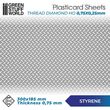 Plasticard Styrene Diamond Sheet HO 0.75mm