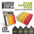 Foam Sanding Pads Coarse grit assortment (20)