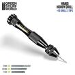 Hobby Hand Drill with 10 Drill Bits (Black)