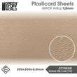 Plasticard Styrene Brick Wall 1.2mm