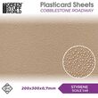 Plasticard Styrene Cobblestone-Roadway