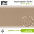 Plasticard Styrene Stone Wall