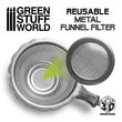 Reusable metal resin filter