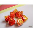 Gemini Gellow Red/Yellow Polyhedral Luminary - Lab Dice 8