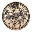Dungeons & Dragons Pin Badge Allignment Spinner