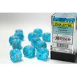 Luminary Sky/Silver 16mm d6 Dice Block