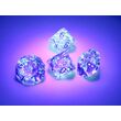 Nebula Nocturnal/Blue Luminary set of Ten d10s
