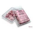 Opaque Pastel Pink/Black Set of Ten D10s