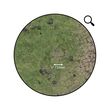 Grassy Fields Gaming Mat 3x3 - Grid