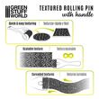 Rolling Pin with Handle - Dutch Bricks 15mm