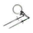 The Witcher III Keychain Geralt Two Swords