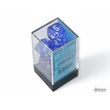 Translucent Blue/White 7-Dice Set