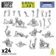 3D Printed - Skulls & Bones - Summon Skeletons 1:48