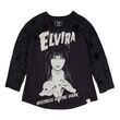 Elivira by Loungefly Tee T-Shirt Unisex Shirred Raglan