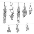 3D Printed - Skulls & Bones - Hanging Skeletons
