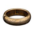 Lord of the Rings The One Ring Tungsten (GOLD PLATED) SIZE 11