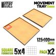 Movement Trays 25mm Square Formation 5x4 (3mm Thick)