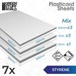 HIPS Plasticard Sheet Combo (pack x7)